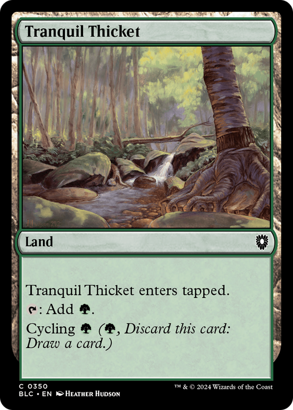 Tranquil Thicket (350) [Bloomburrow Commander] - Deck Out Gaming