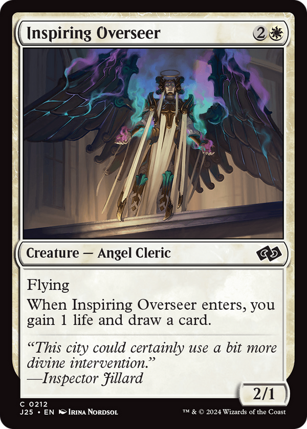 Inspiring Overseer (212) [Foundations Jumpstart] - Deck Out Gaming
