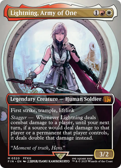 Lightning, Army of One (320) [FINAL FANTASY] - Deck Out Gaming