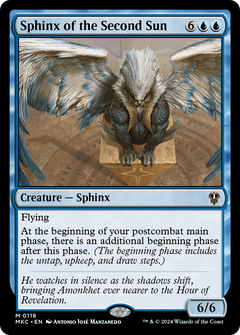 Sphinx of the Second Sun (118) [Murders at Karlov Manor Commander] - Deck Out Gaming