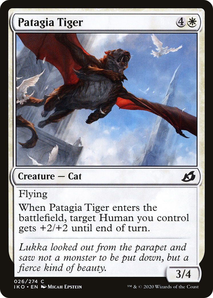 Patagia Tiger (26) [Ikoria: Lair of Behemoths] foil - Deck Out Gaming