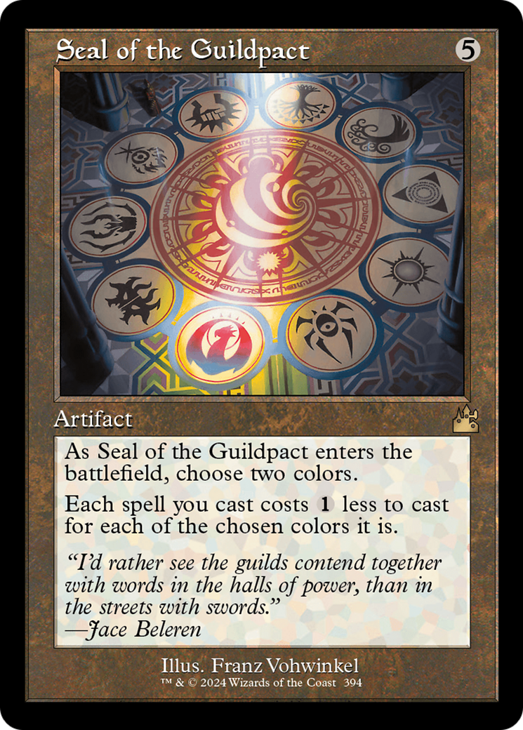 Seal of the Guildpact (Retro Frame) (394) [Ravnica Remastered] - Deck Out Gaming
