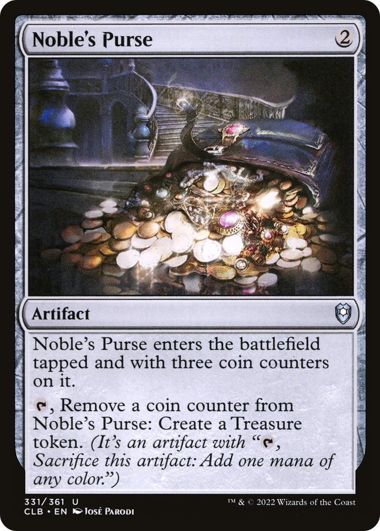 Noble's Purse (331) [Commander Legends: Battle for Baldur's Gate] - Deck Out Gaming
