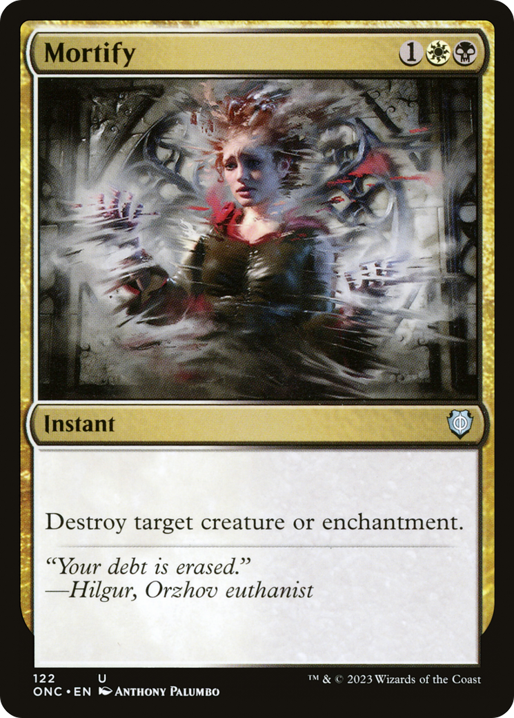 Mortify (122) [Commander: Phyrexia: All Will Be One] - Deck Out Gaming