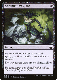 Annihilating Glare (80) [Phyrexia: All Will Be One] foil - Deck Out Gaming