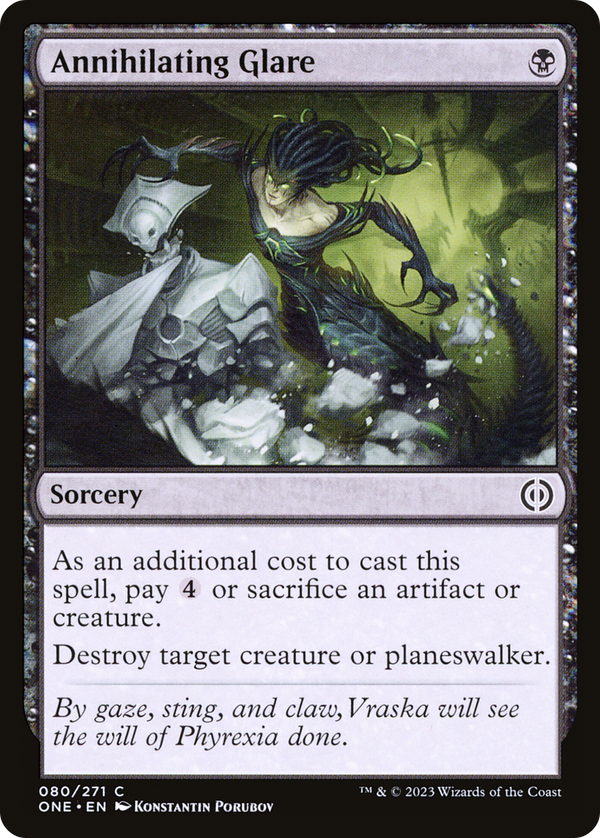 Annihilating Glare (80) [Phyrexia: All Will Be One] - Deck Out Gaming