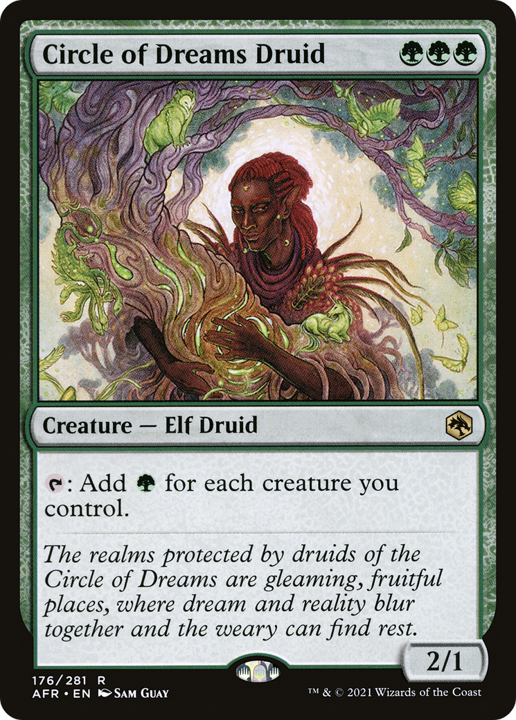 Circle of Dreams Druid (176) [Adventures in the Forgotten Realms] foil - Deck Out Gaming