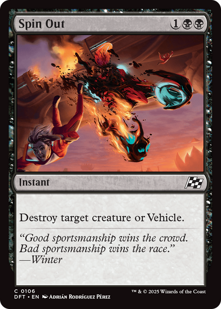 Spin Out (106) [Aetherdrift] foil - Deck Out Gaming