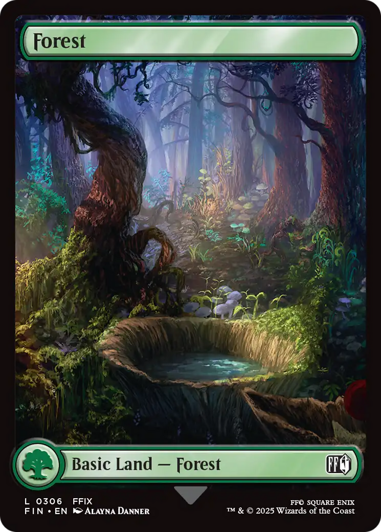 Forest (306) [FINAL FANTASY] foil - Deck Out Gaming
