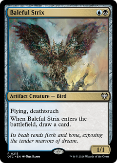 Baleful Strix (215) [Outlaws of Thunder Junction Commander] - Deck Out Gaming