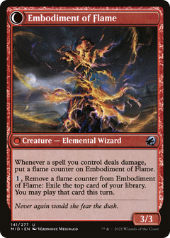 Flame Channeler // Embodiment of Flame (141) [Innistrad: Midnight Hunt] foil - Deck Out Gaming
