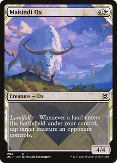 Makindi Ox (Showcase) (293) [Zendikar Rising] foil - Deck Out Gaming