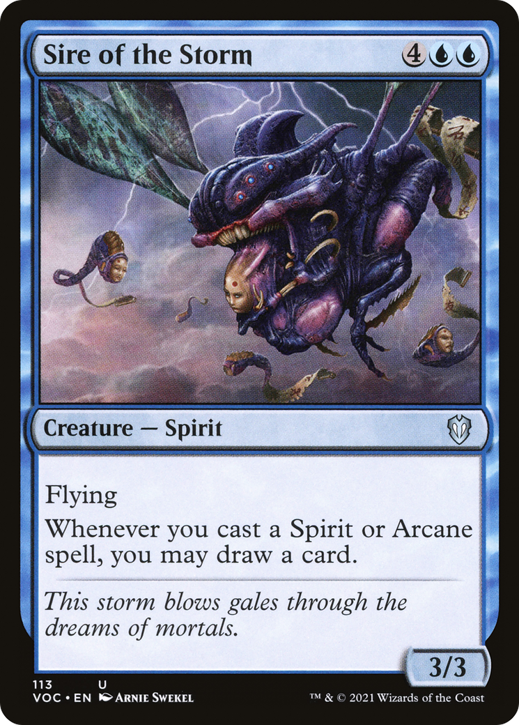 Sire of the Storm (113) [Commander: Innistrad: Crimson Vow] - Deck Out Gaming
