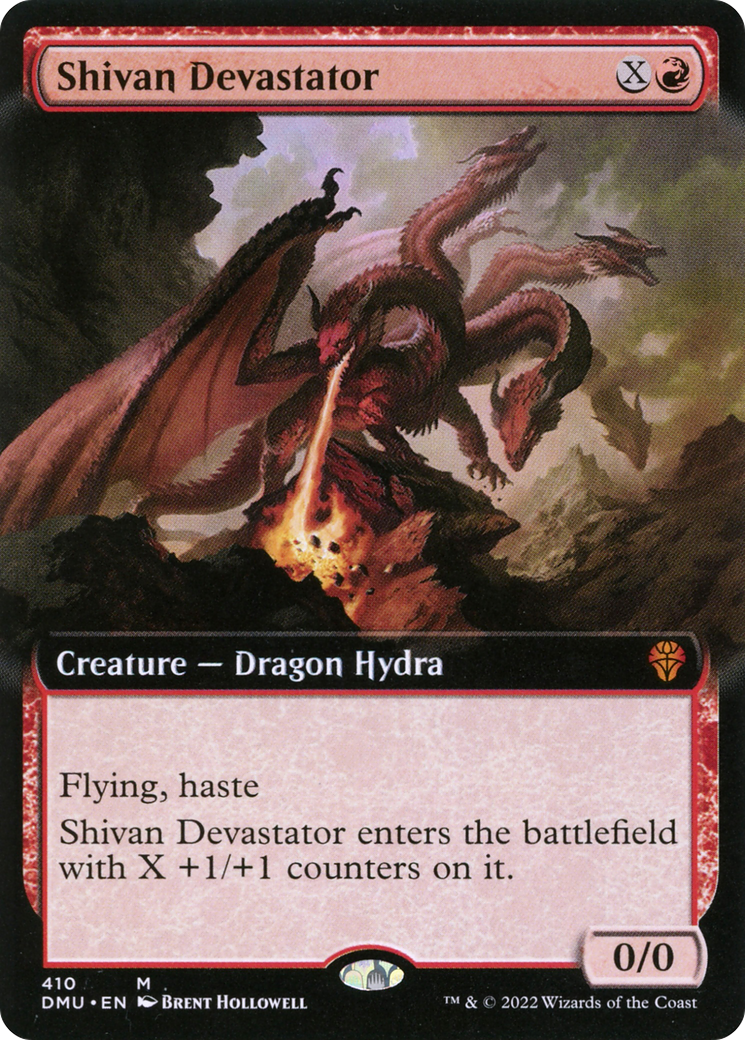 Shivan Devastator (Extended Art) (410) [Dominaria United] - Deck Out Gaming