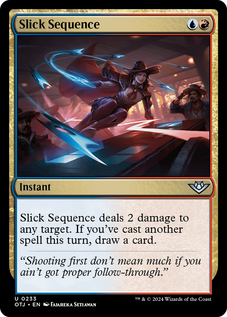 Slick Sequence (233) [Outlaws of Thunder Junction] foil - Deck Out Gaming