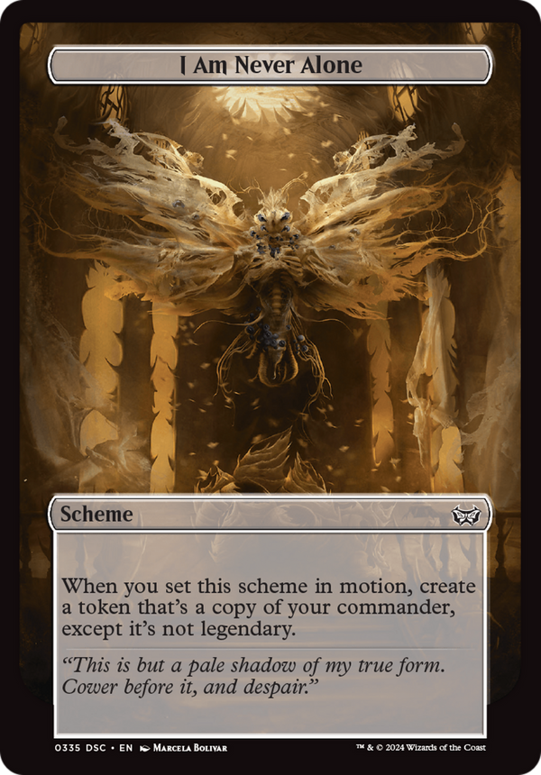 I Am Never Alone (Full Art) (335) [Duskmourn: House of Horror Commander] - Deck Out Gaming
