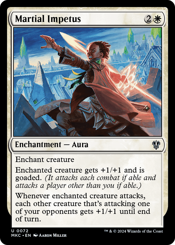 Martial Impetus (72) [Murders at Karlov Manor Commander] - Deck Out Gaming