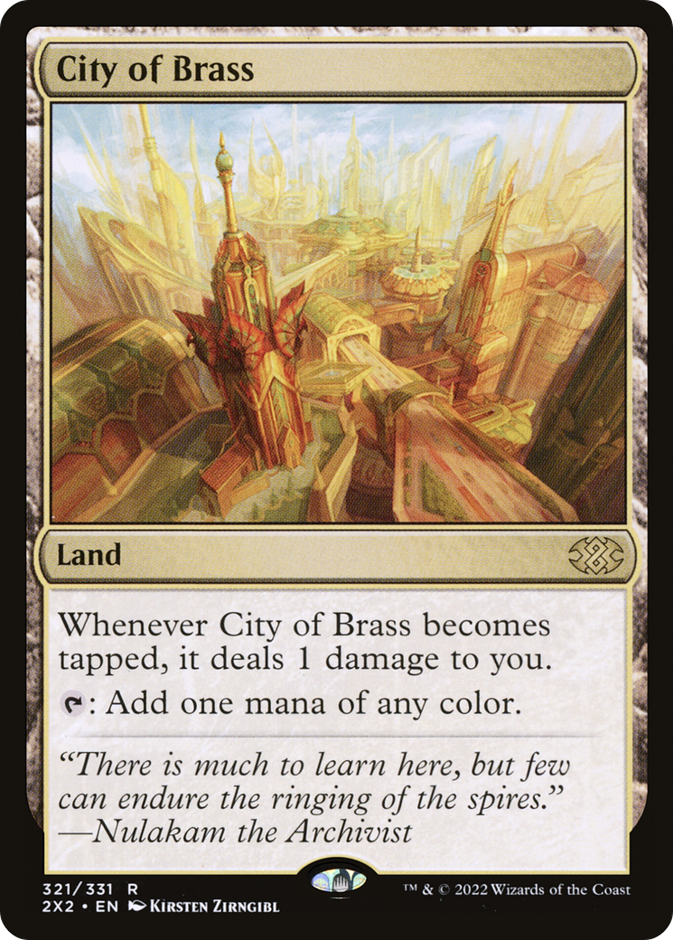 City of Brass (321) [Double Masters 2022] foil - Deck Out Gaming