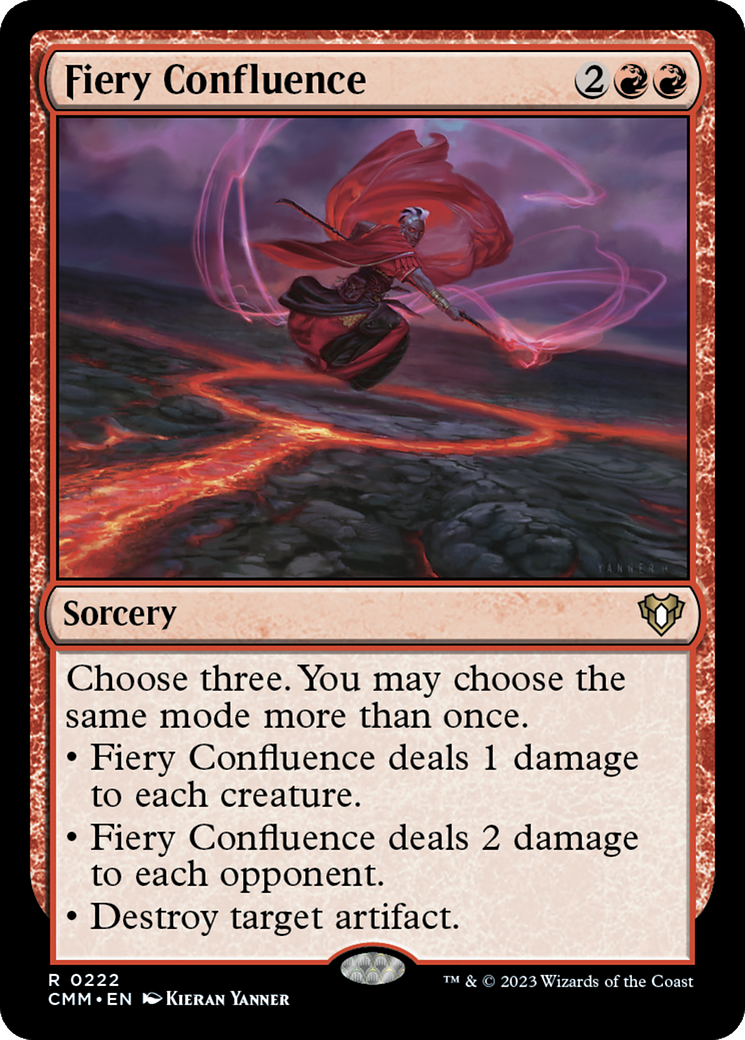 Fiery Confluence (222) [Commander Masters] foil - Deck Out Gaming