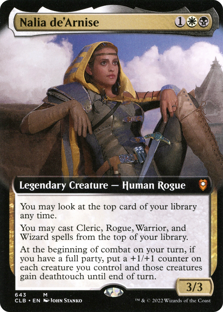 Nalia de'Arnise (Extended Art) (643) [Commander Legends: Battle for Baldur's Gate] foil - Deck Out Gaming