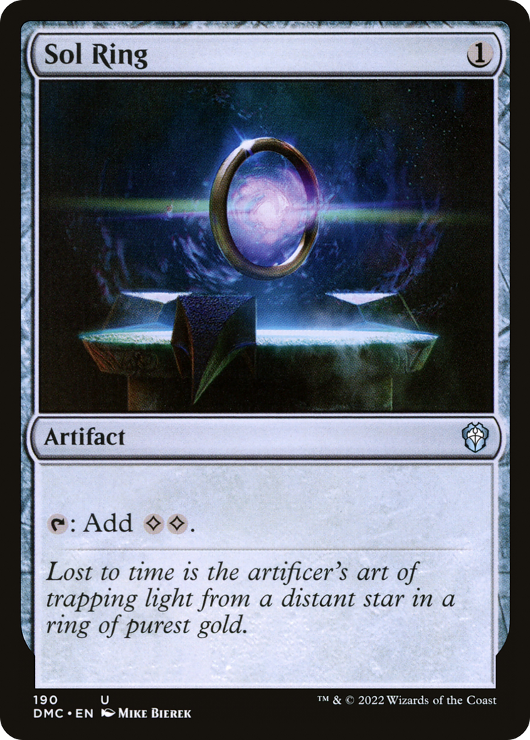 Sol Ring (190) [Dominaria United Commander] - Deck Out Gaming