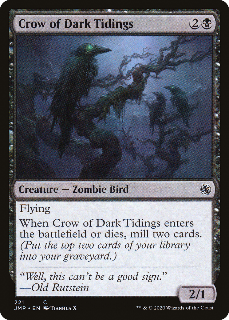 Crow of Dark Tidings (221) [Jumpstart] - Deck Out Gaming