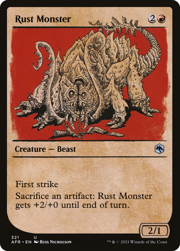 Rust Monster (321) [Adventures in the Forgotten Realms] foil - Deck Out Gaming
