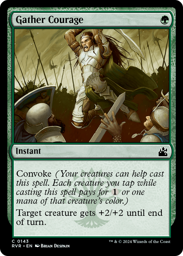 Gather Courage (143) [Ravnica Remastered] foil - Deck Out Gaming