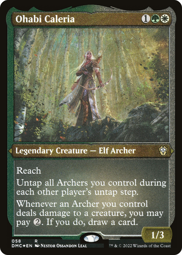 Ohabi Caleria (58) [Dominaria United Commander] etched - Deck Out Gaming