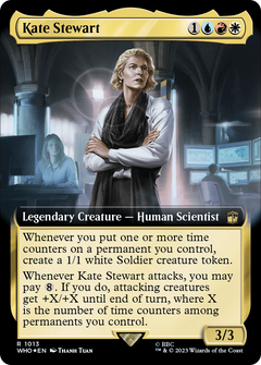 Kate Stewart (Extended Art) (Surge Foil) (1013) [Doctor Who] foil - Deck Out Gaming