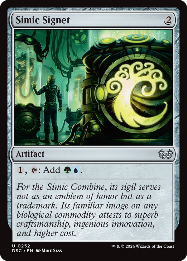 Simic Signet (252) [Duskmourn: House of Horror Commander] - Deck Out Gaming