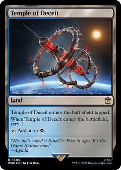 Temple of Deceit (Surge Foil) (905) [Doctor Who] foil - Deck Out Gaming