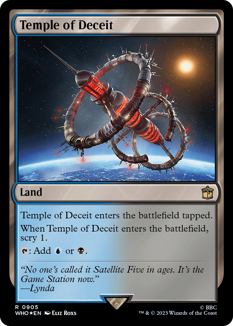 Temple of Deceit (Surge Foil) (905) [Doctor Who] foil - Deck Out Gaming