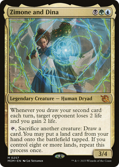 Zimone and Dina (257) [March of the Machine] - Deck Out Gaming
