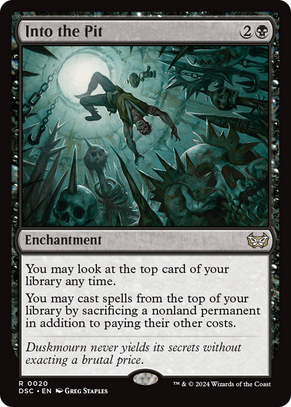 Into the Pit (20) [Duskmourn: House of Horror Commander] - Deck Out Gaming