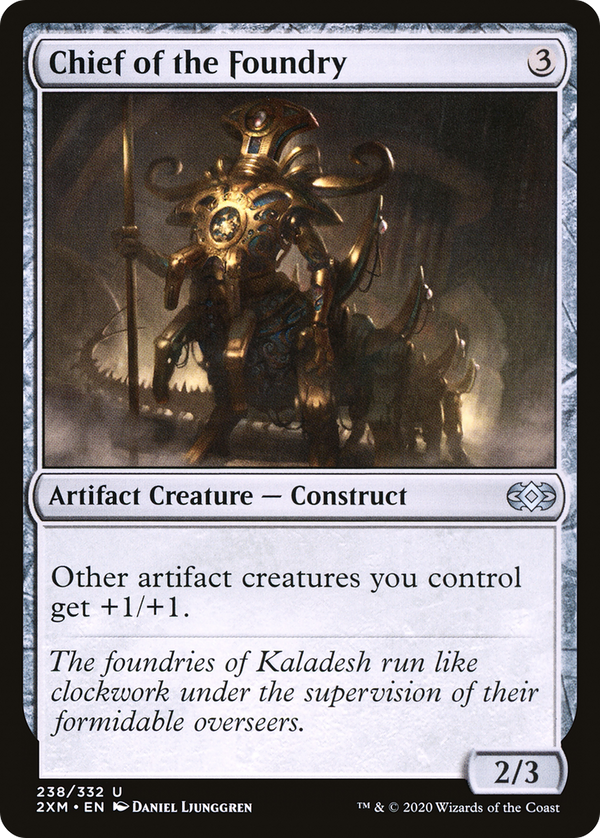 Chief of the Foundry (238) [Double Masters] foil - Deck Out Gaming