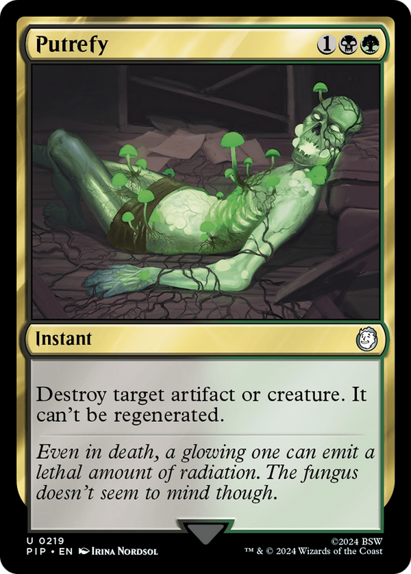 Putrefy (219) [Fallout] foil - Deck Out Gaming