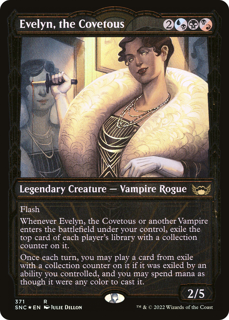 Evelyn, the Covetous (Gilded Foil) (371) [Streets of New Capenna] foil - Deck Out Gaming