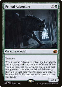 Primal Adversary (194) [Innistrad: Midnight Hunt] - Deck Out Gaming