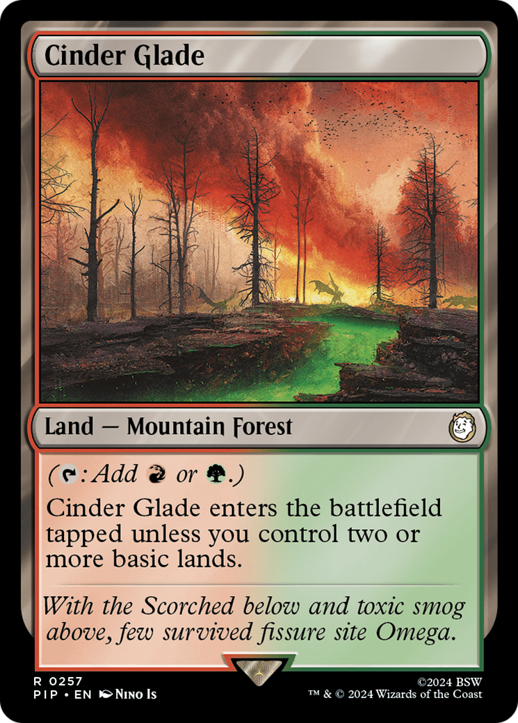 Cinder Glade (257) [Fallout] foil - Deck Out Gaming