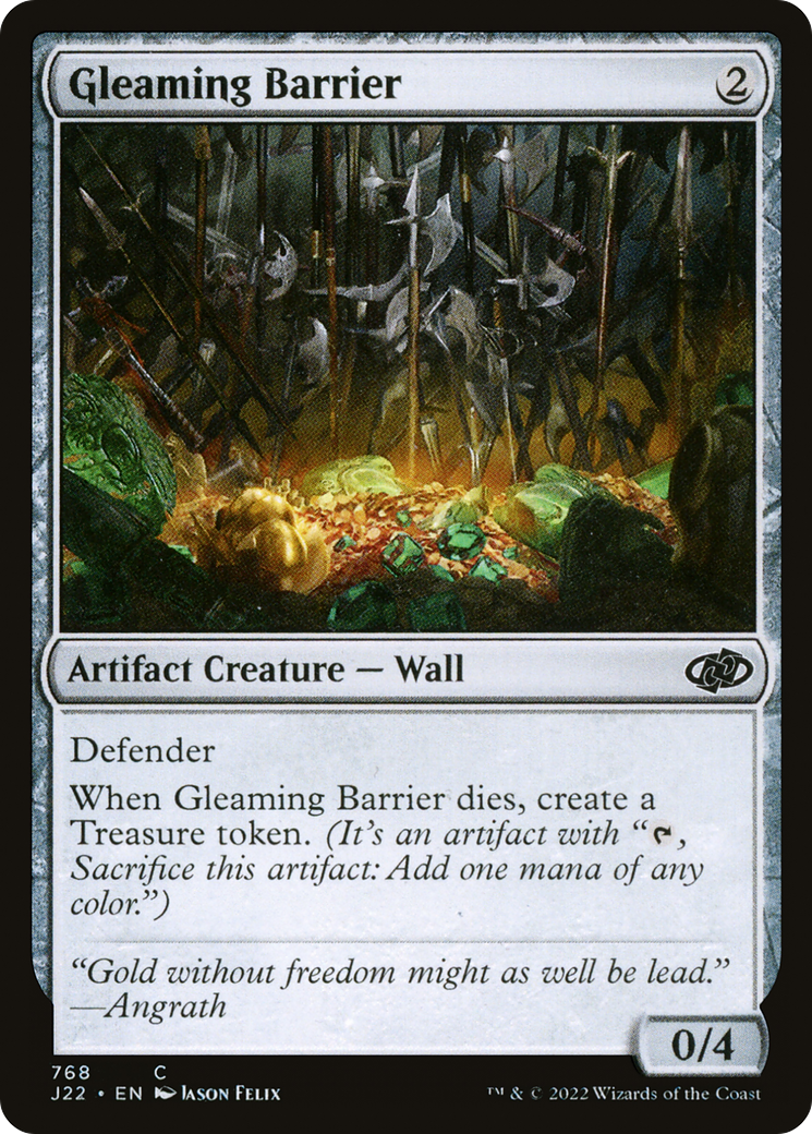 Gleaming Barrier (768) [Jumpstart 2022] - Deck Out Gaming
