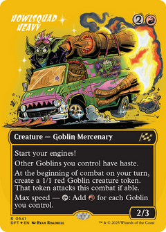 Howlsquad Heavy (Borderless) (First-Place Foil) (541) [Aetherdrift] foil - Deck Out Gaming