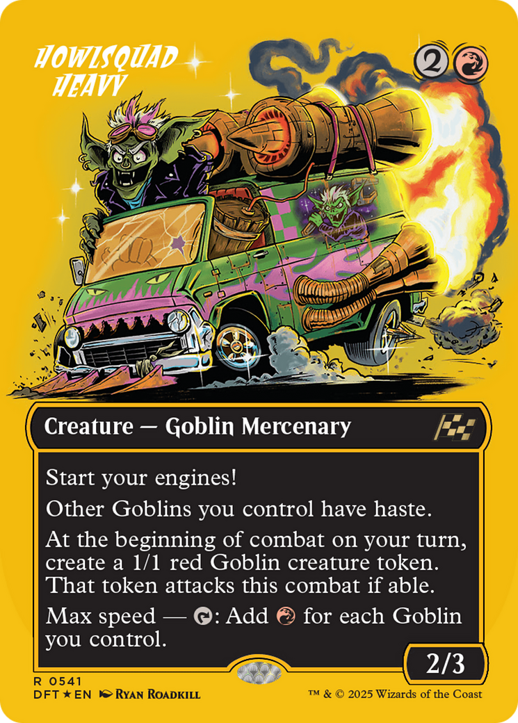 Howlsquad Heavy (Borderless) (First-Place Foil) (541) [Aetherdrift] foil - Deck Out Gaming