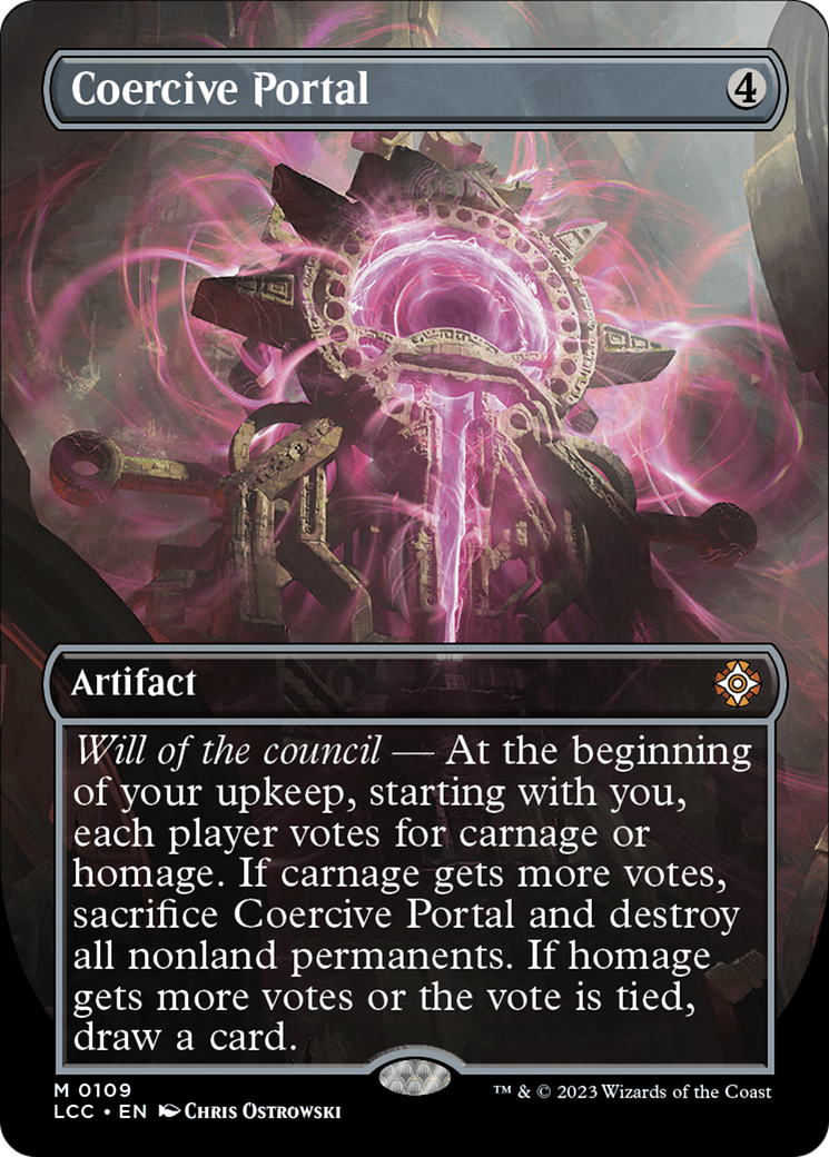 Coercive Portal (Borderless) (109) [The Lost Caverns of Ixalan Commander] - Deck Out Gaming
