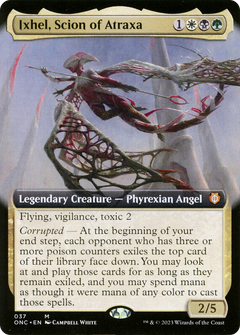 Ixhel, Scion of Atraxa (Extended Art) (37) [Commander: Phyrexia: All Will Be One] foil - Deck Out Gaming