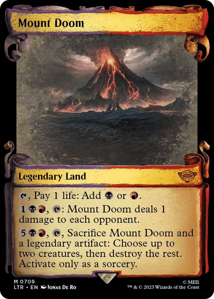 Mount Doom (Showcase Scrolls) (709) [The Lord of the Rings: Tales of Middle-earth] - Deck Out Gaming