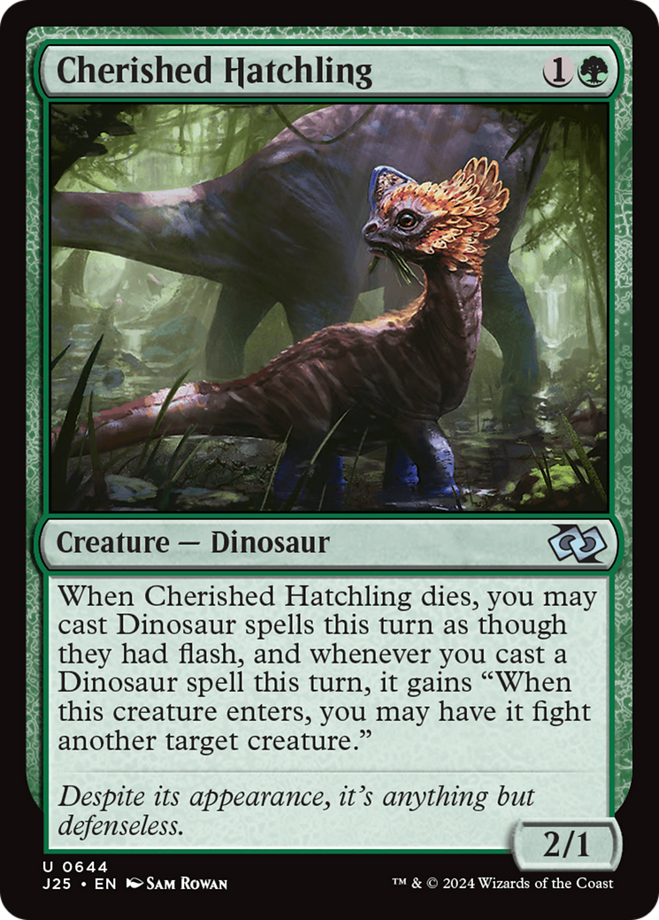 Cherished Hatchling (644) [Foundations Jumpstart] - Deck Out Gaming