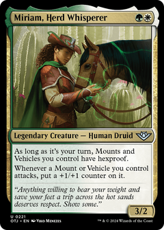 Miriam, Herd Whisperer (221) [Outlaws of Thunder Junction] foil - Deck Out Gaming