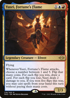 Yusri, Fortune's Flame (218) [Modern Horizons 2] - Deck Out Gaming