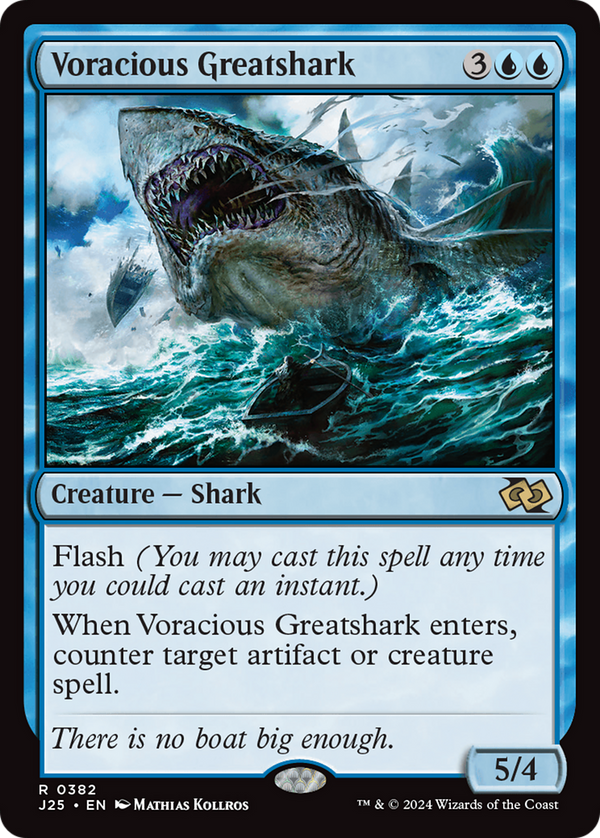 Voracious Greatshark (382) [Foundations Jumpstart] - Deck Out Gaming